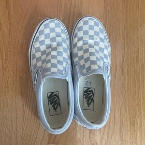 Checkered Slip On Vans